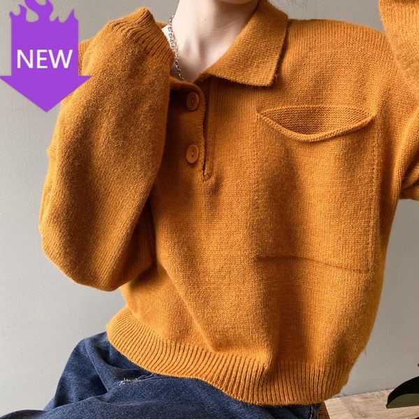 

2020 autumn new long sleeve pocket casual women's women's double pullover 's sweater, White;black