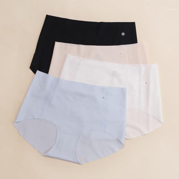 

quality viscose seamless underwear women's seamless solid women's large size cotton crotch briefs summer z13111, Black;white