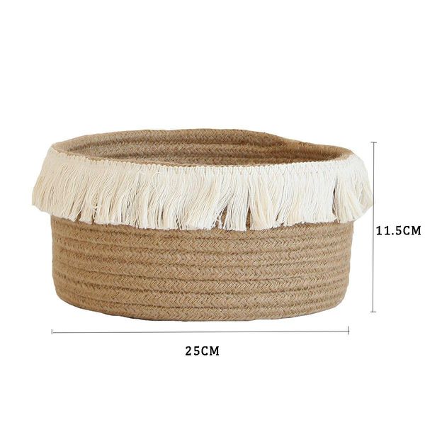 

jute desktop storage basket корзина для хранения морских задней корзину wicker корзина для хранения игрушек для игрушек организатор косметик
