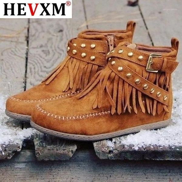 

new 2020 cowboy boots for women classic tassel western rivet leather cowgirl boots low heels shoes woman winter1, Black