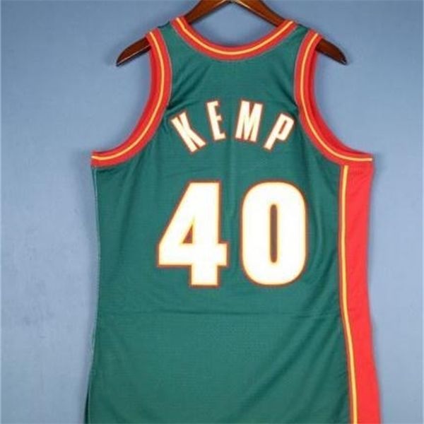 

custom 604 youth women vintage shawn kemp mitchell & ness college basketball jersey size s-4xl or custom any name or number jersey, Black