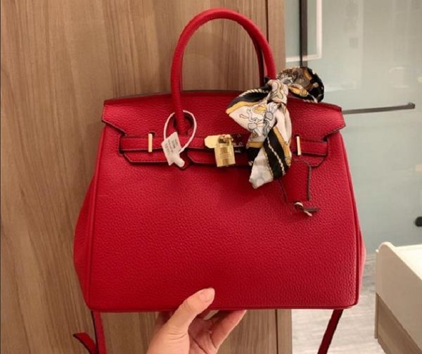 

in stock fast ship cowhide constance designer handbag purse genuine litchi h word shoulder crossbody ribbons 2020 new