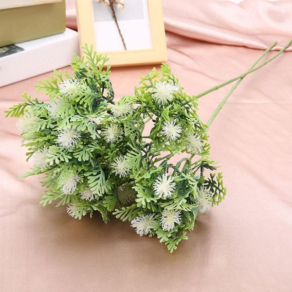 

1 bunch vivid small dragon fruit plastic artificial flower bouquet for home decor accessories fake plants garden party decor1