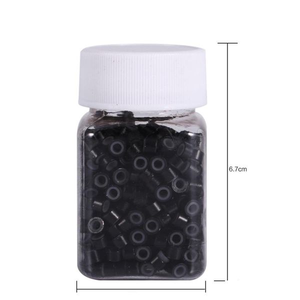 

micro rings 4*m 200/500pcs micro crimp beads micro bead hair sile ring/links/beads for hair ext qylkhd sweet07