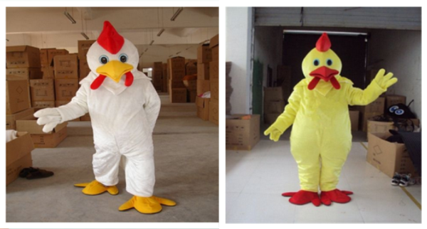 

mascot costumes chicken mascot costume suits party game dress outfits clothing advertising carnival halloween xmas easter festival adult, Red;yellow