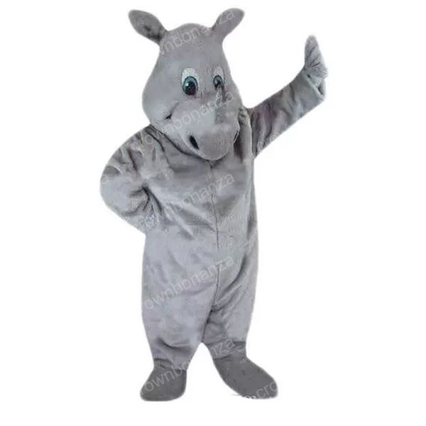 

halloween rhino mascot costume cartoon rhinoceros character outfit suit adults size christmas carnival birthday party outdoor outfit, Red;yellow