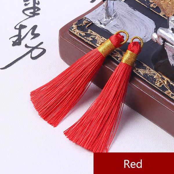 

2019 новые 5 шт. лот 8 см многоцветные хлопок шелковые кисточки кисти подходящие серьги шарм подвеска сатин молоток для автомобильной сумки