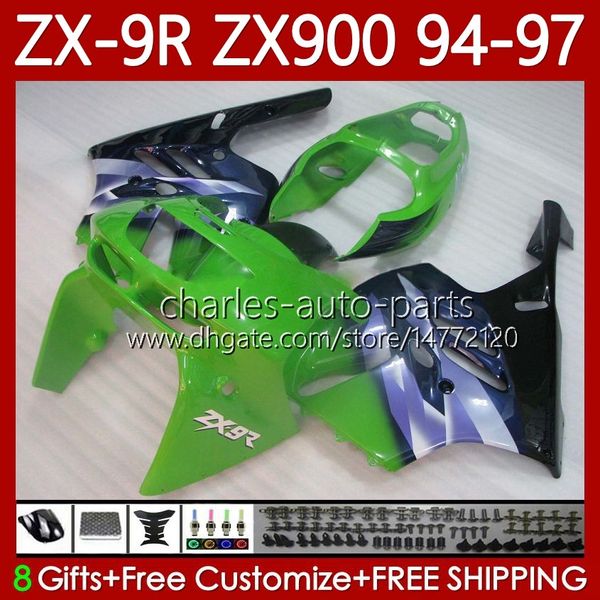 Кузов для кузова для Kawasaki Ninja ZX-9R ZX900 ZX 9R 9 R 900 CC 1994-1997 Bodys 100no.41 ZX9 R 900CC ZX-900 ZX9R 94 95 96 97 ZX900C 1994 1995 1996 1996 1997