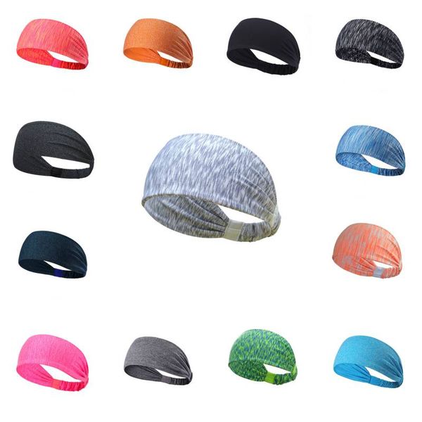 

fashion sport headband gym fitness running hair band yoga elastic hairband solid color hair accessories basketball sweatband kimter-l932fa