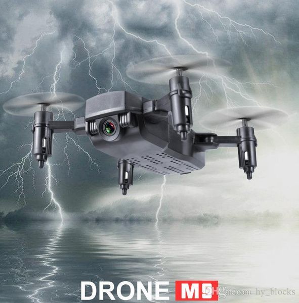 

m9 mini rc drone hd камера 1080p wifi fpv беспилотники складной высоты удерживайте rc вертолет дистанционного управления quadcopter детей ма