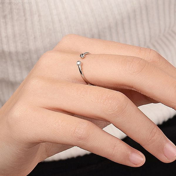 

for pretty crystal open ring gold/silver color women rings