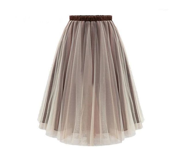 

womens clothing organza skirts hollowed out knee length skirts female bubble skirts sweet fashion party evening clothes1, Black
