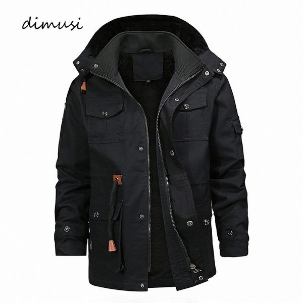 

winter men's fleece warm jackets men thermal thick hooded coats outerwear male army military mens brand clothing kg-755, Black;brown