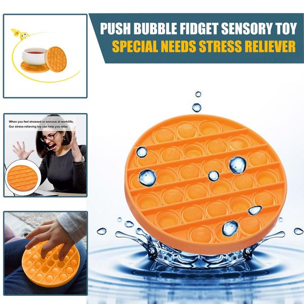 

toys bubble popping game push fidget sensory toy funny kids reliver stress toys silicone autism special needs wmtdgp