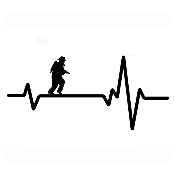 

18.4cm*8.5cm in the rescue fire breakout fireman with new speed light vinyl bright car sticker decal patter c18-0904