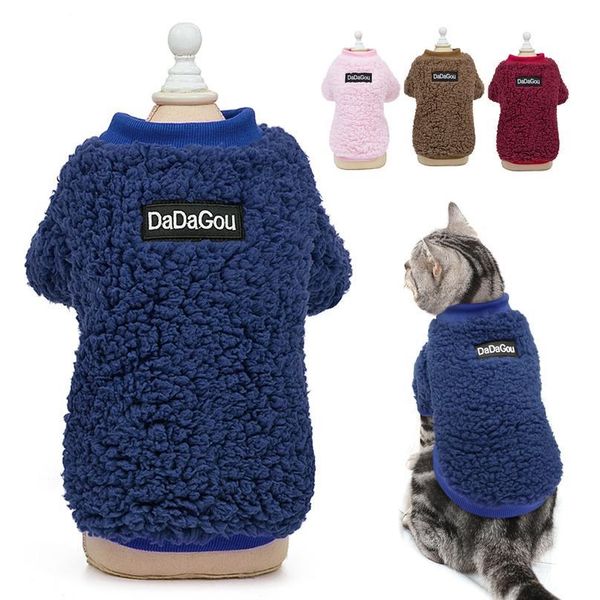 

soft cat clothes winter pet puppy dog clothes hoodies cat coat jacket costumes for small medium dogs cats kitten outf bbygbe