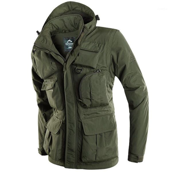 

hooded bomber jacket men winter green mens bomber jackets campera hombre mens jackets and coats standard thick hh50jk1, Black;brown