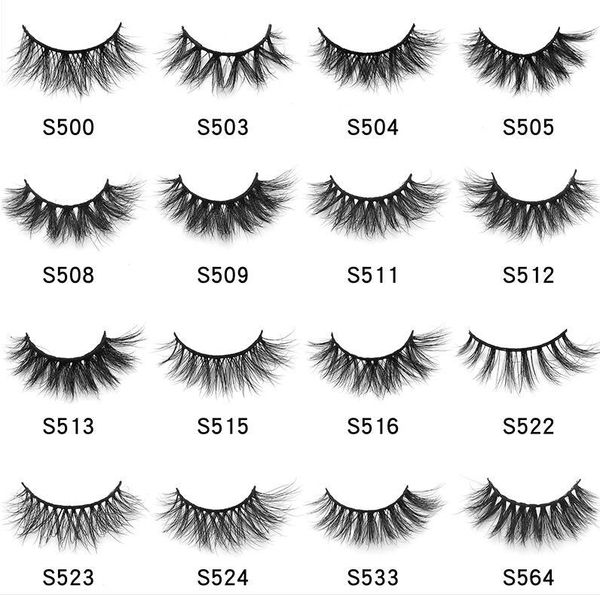 

false eyelashes 3d mink short soft thin lashes natural long eye makeup wholesale cruetly reuse about 20times tool