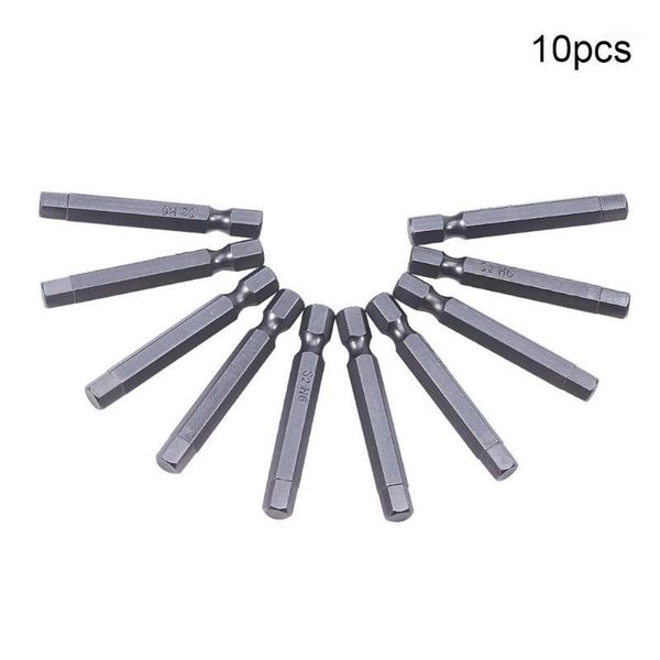 

new 3-10pcs 1/4'' hex shank screwdriver bits s2 50-100mm magnetic hexagonal head screw driver bit h1.5 h2 h2.5 h4 h5 h6 h8 h101