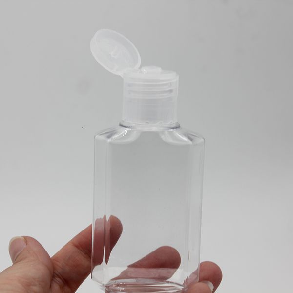 

gel liquid 60ml hand soap empty sanitizer clear squeezed pet sub travel bottle
