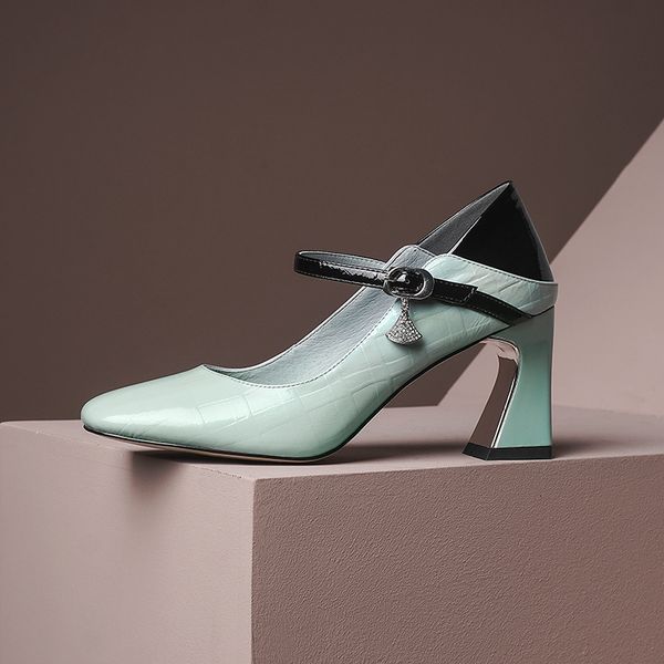 

mary 2021 pumps jane women's shoes europe and america ladies'high heels 1 3yfb, Black