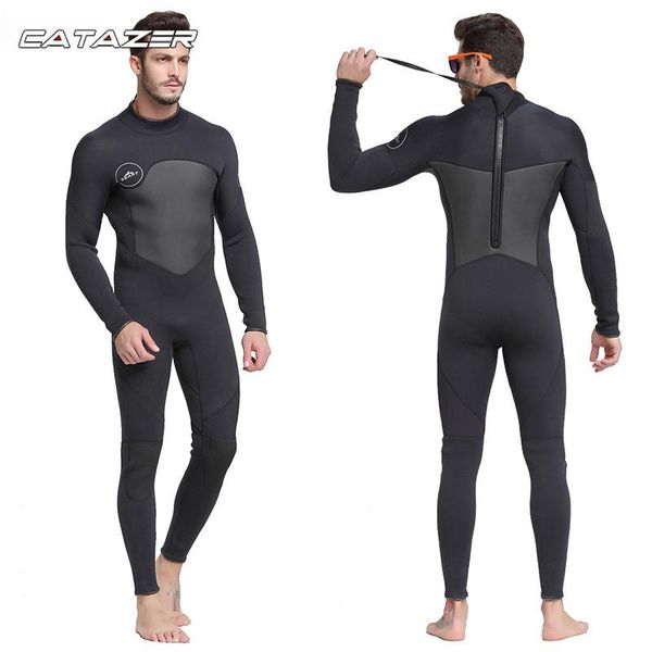 

men 1.5mm neoprene wetsuit high elasticity stitching warm surfing diving equipment jellyfish clothing long sleeved wetsuit