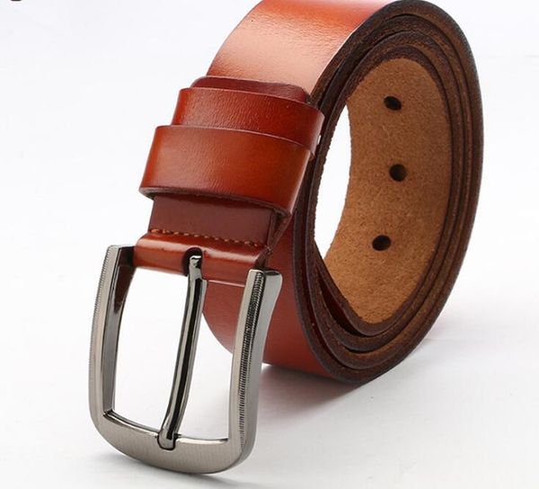 

women's hollow leather belt female pin buckle casual wild ladies belt retro fashion decorative jeans with box 00983, Black;brown