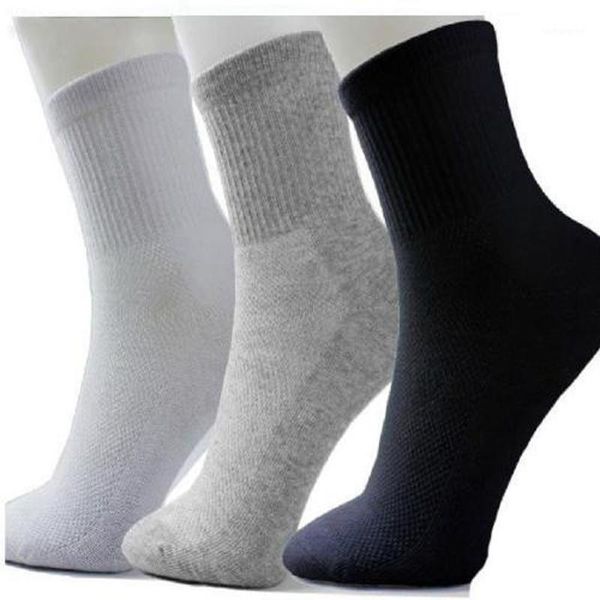 

wholesale- 5 pair/lot new fashion brand quality men's brand socks/ autumn thin casual soft cotton deportes sock for men1, Black