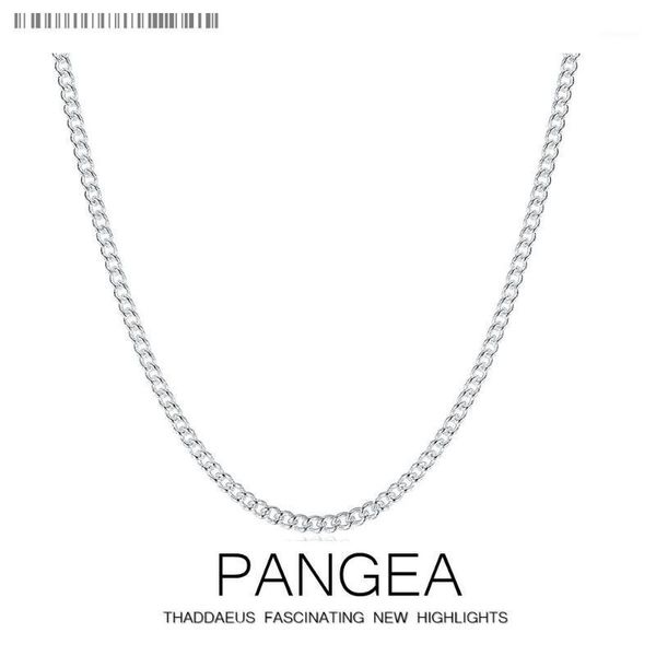 

2mm sideway link chain necklace,2020 brand new glam fashion jewelry europe 925 sterling silver bijoux gift for men women1