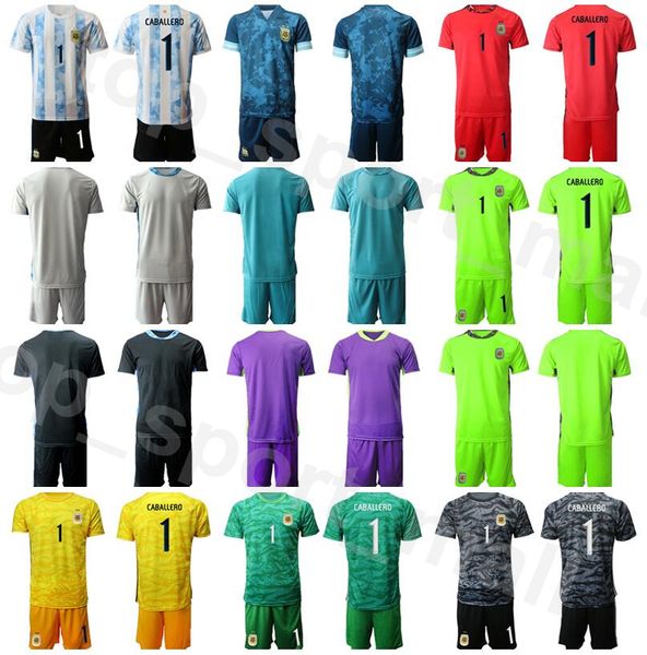 

goalie soccer 1 sergio romero argentina goalkeeper gk jersey set 23 agustin marchesin 1 juan musso football shirt kits black purple red