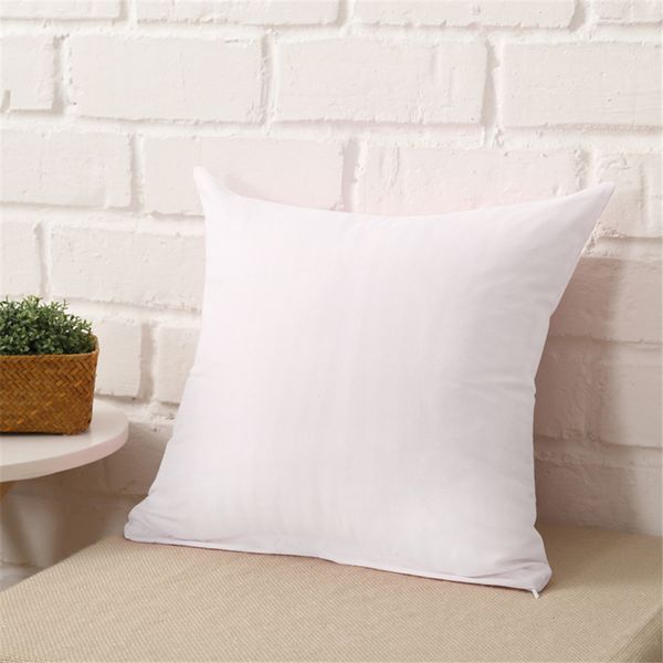 

pillowcase 18x18inch color home pure sofa polyester throw white cushion cover pillow case blank christmas decor giftesq8