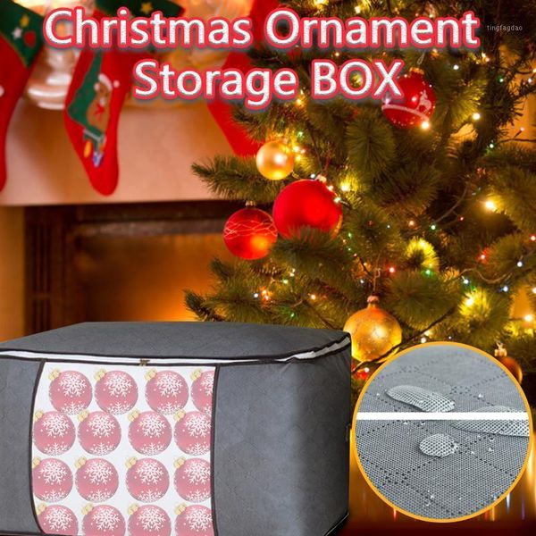 

storage bags decorations gadgets box christmas tree bag decoration box1