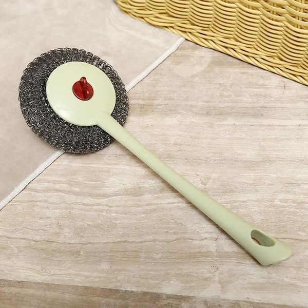 

plastic long handle cleaning brush wire ball pot brush kitchen cleaning supplies plastic long good visibility h wmtxbz