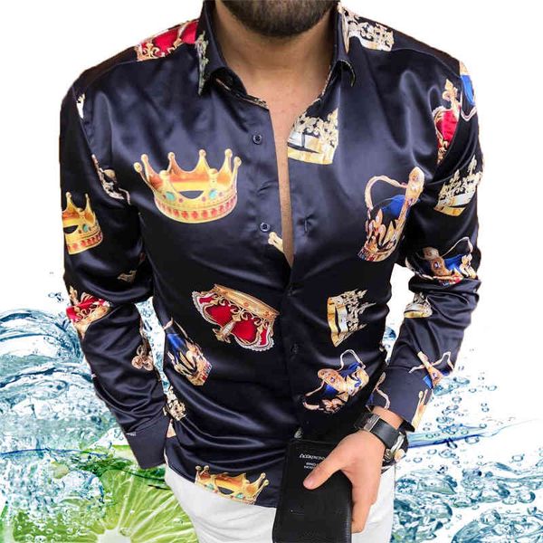 

men's casual shirts plus size 2xl vintage long sleeve autumn hawaiian shirt skinny fit various pattern man clothes cardigan blouse uxpl, White;black