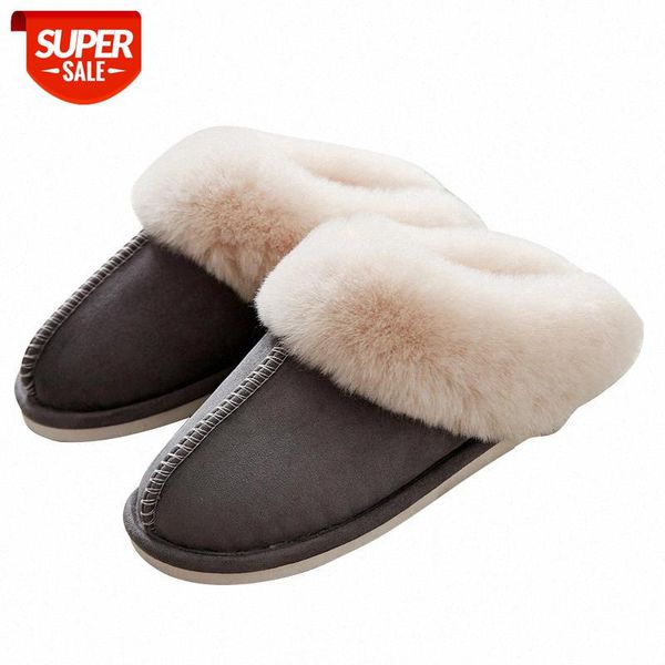 

aphixta indoor warm women slippers woman hair mules women's furry slippers shoes women square toe flat faux fur slides #oy2c, Black