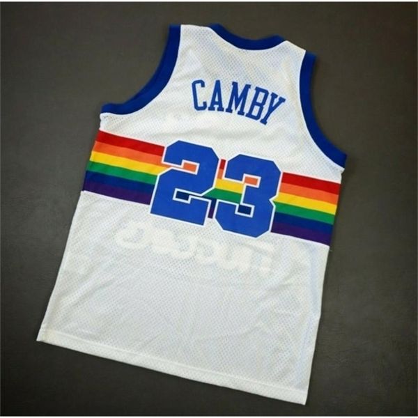 

custom 604 youth women vintage marcus camby college basketball jersey size s-4xl or custom any name or number jersey, Black