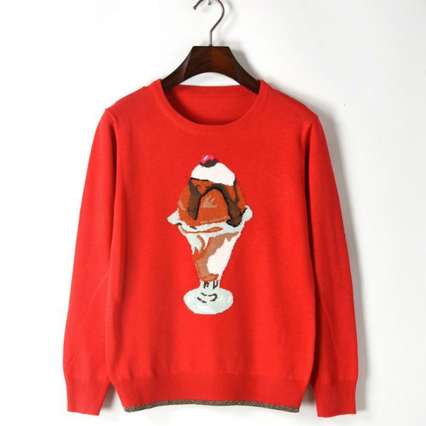 

new bluffs for pretty women from drawings ice cream female autumn pullover basic casual high end jumper 5lu6, White;black