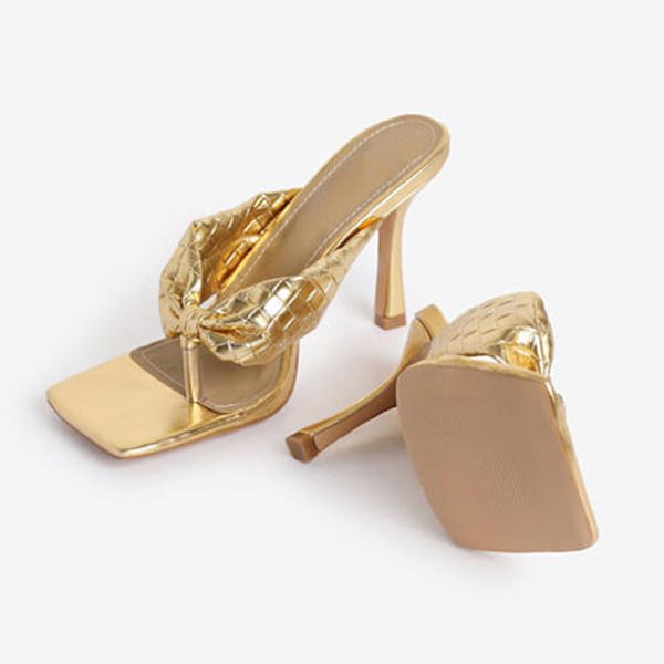 

sandals for european and american -selling shiny material flip flops high-heel fashionable all-match women's shoes, Black
