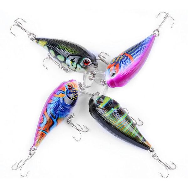 

5.5cm/9g small bait fishing bait 3d eyes with 2 treble hook bait artificial hard swimbait wi jllxcn