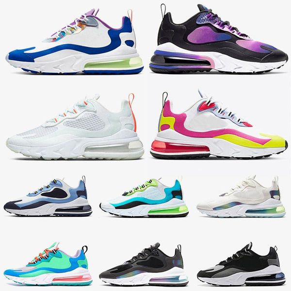 

react new sneakers bauhaus running shoes for men women triple black grape bleached coral mens trainers sport size 36-45