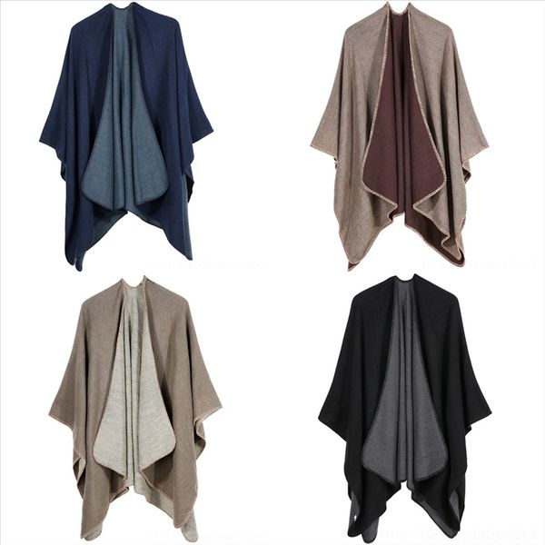 

lrn9 new women scarf shl scarves winter solid color cashmere winter high-quality camellia floral women cashmere scarf lady, Black