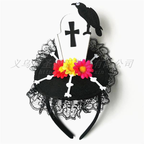 

halloween pumpkin skull headband decor handmade hair clip xmas halloween headwear hairband props fw29 halloween pumpkin wmtkbz