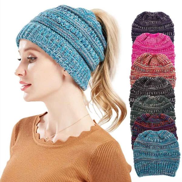 

2020 hats knitted cap woman beaines winter breathable fashion hip-hop gorras simple hat warm solid casual lady beanies, Blue;gray