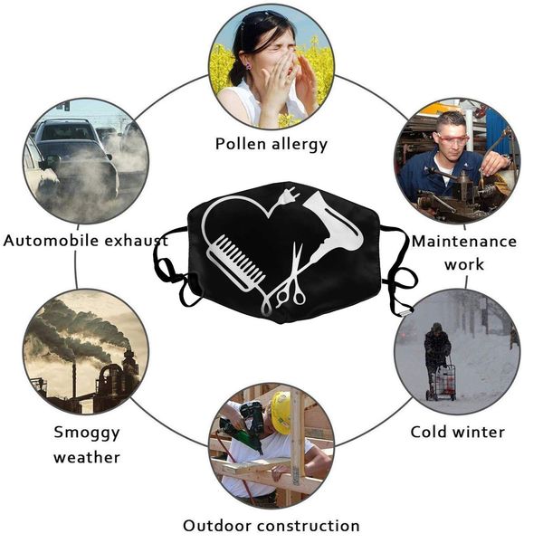 

funny face mask headband bandana reusable face mask masque coton lavable adulte mascarillas mascherine cubrebocas maske jllkfk, Black