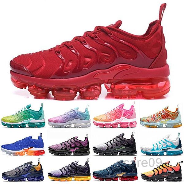 

2020 new tn plus shoes rainbow mens women breathable mesh casual shoes designer air blue bumblebee be tn chaussures sports bbg5