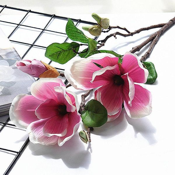 

decorative flowers & wreaths emperor magnolia artificial flower home el shopping mall decoration wedding pography prop decor fake flower1