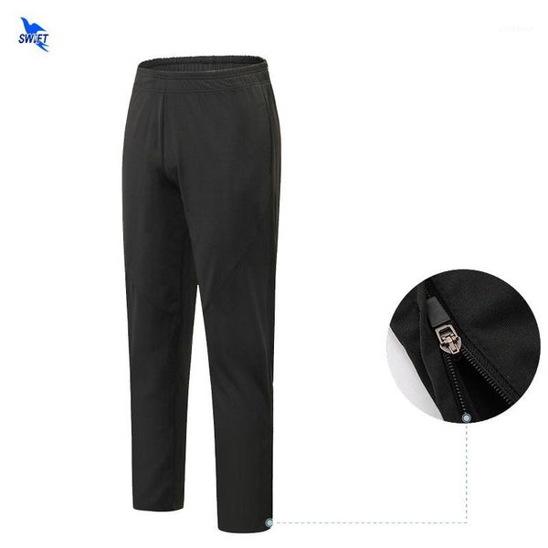 

running pants mens trousers autumn breathable long basketball sweatpants elastic quick dry gym fitness workout jogger sportswear1, Black;blue