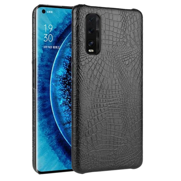 

for oppo find x2 shockproof crocodile texture pc pu case