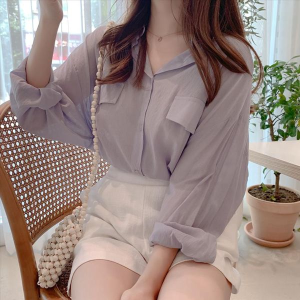 

white shirt spring casual female women long sleeve linen cotton girls blouse autumn plus size purple women blouses femme