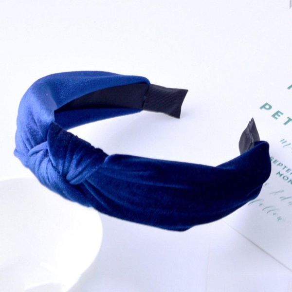 

solid color cross bow knotted headband for women korean chiffon twist hairband headwrap wide hair hoop hair accessories q bbyqih